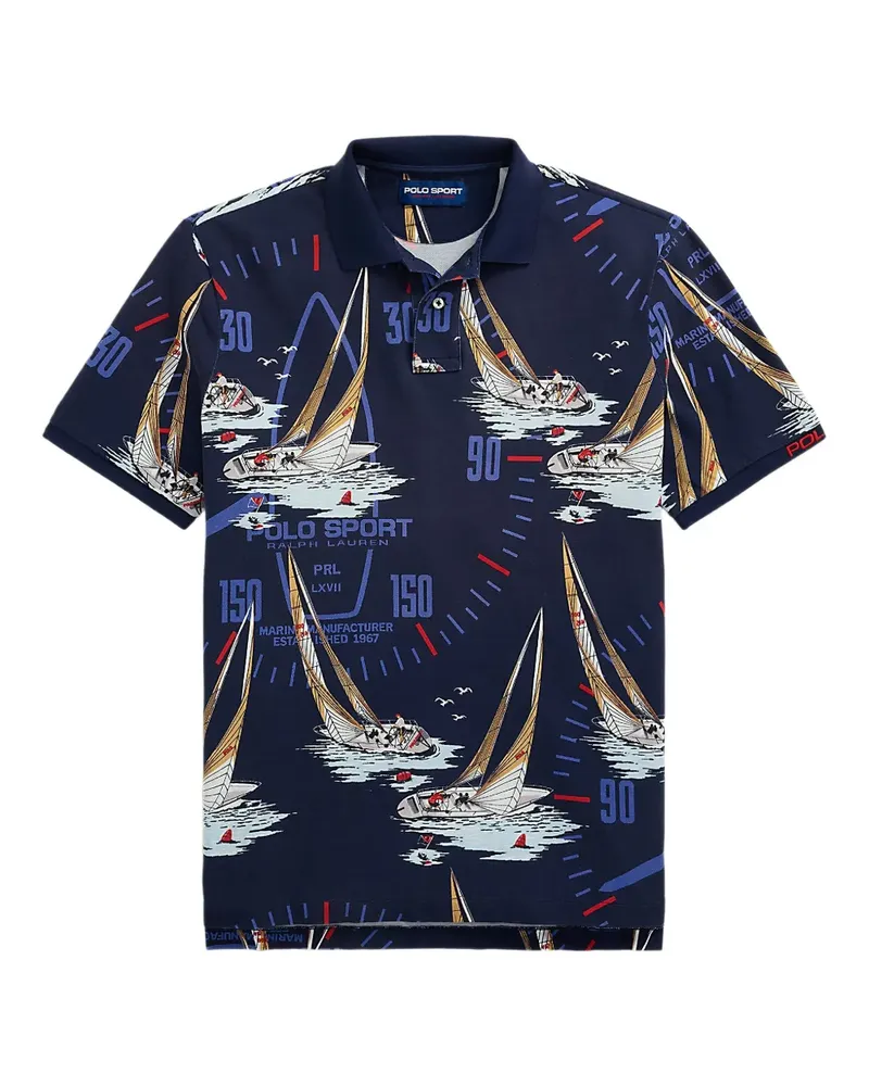 Ralph Lauren Klassisches Poloshirt - Blau Blau