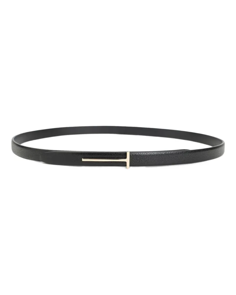 Tom Ford T-bar leather belt - Schwarz Schwarz