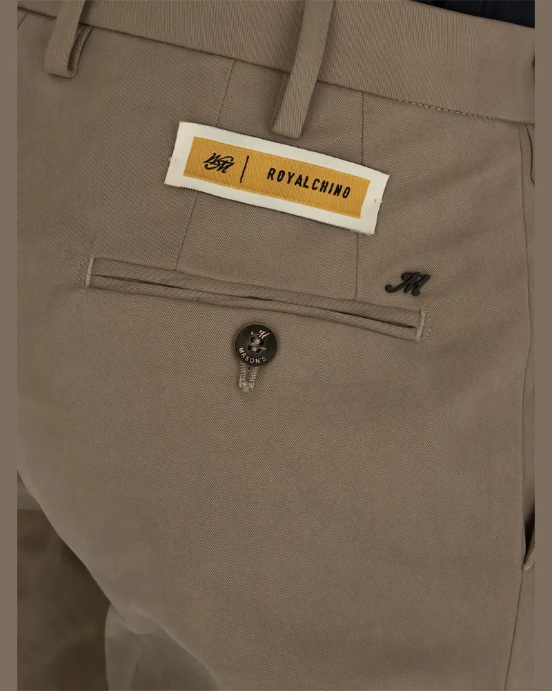 Mason's Flache Chino - Nude Nude