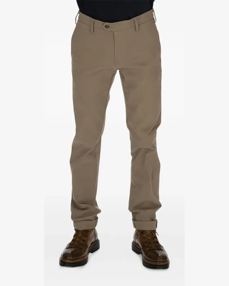 Mason's flat-front chino trousers - Nude Nude