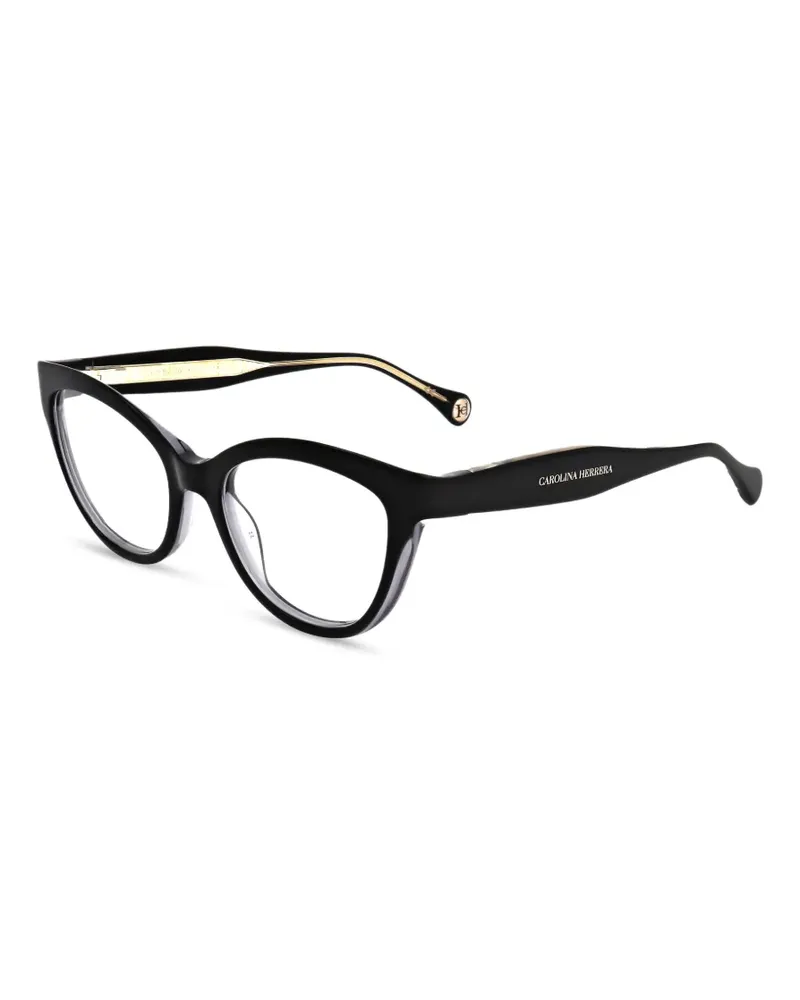 Carolina Herrera New York Brille mit Cat-Eye-Gestell - Schwarz Schwarz
