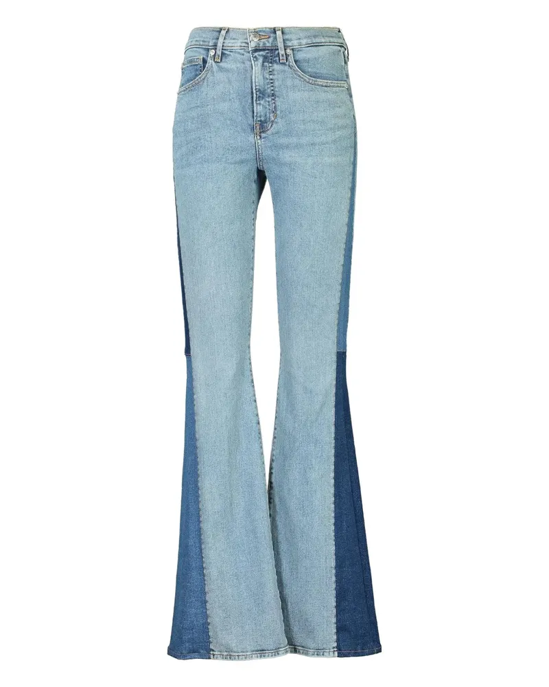 Veronica Beard Hose im Patchwork-Design - Blau Blau