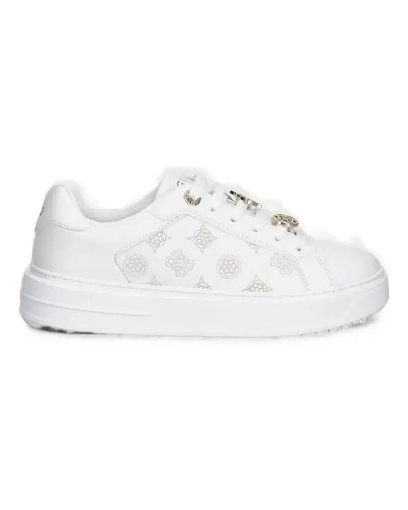Guess Duena logo-print lace-up sneakers - Weiß Weiß