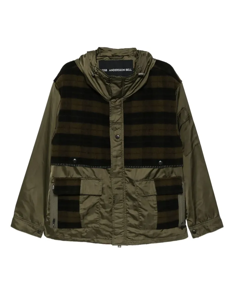 Andersson Bell Jacke im Patchwork-Look - Grün Grün
