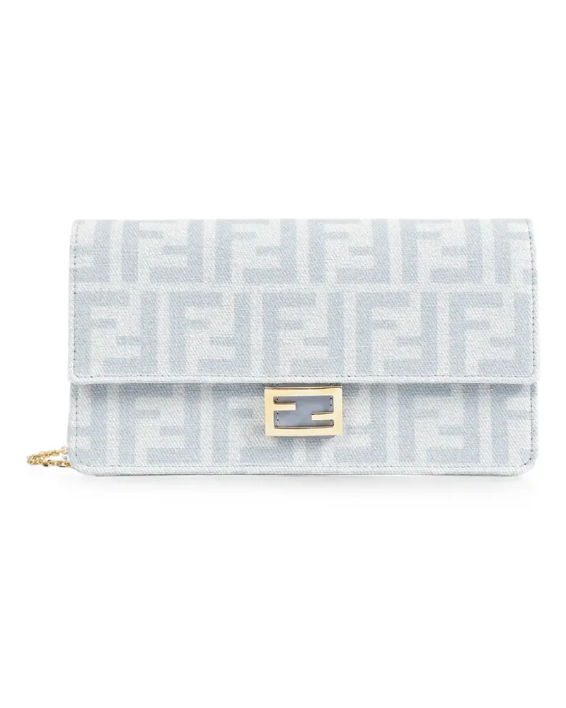 Fendi Baguette FF shoulder bag - Blau Blau