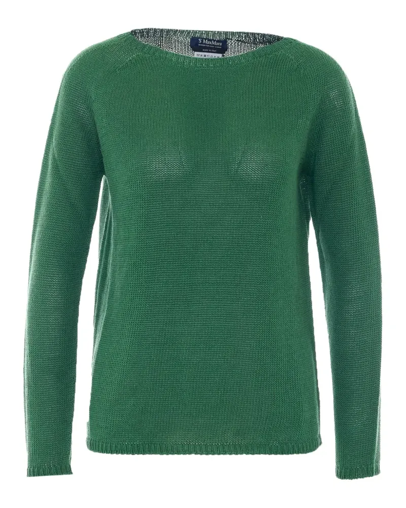 Max Mara boat-neck sweater - Grün Grün