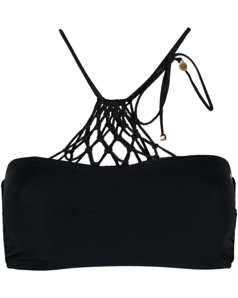 Stella McCartney Badeanzug mit Mesh - Schwarz Schwarz