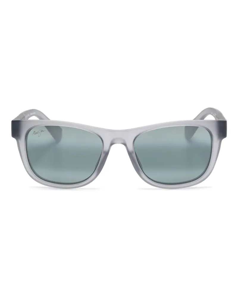 Maui Jim Sonnenbrille mit breitem Gestell - Grau Grau