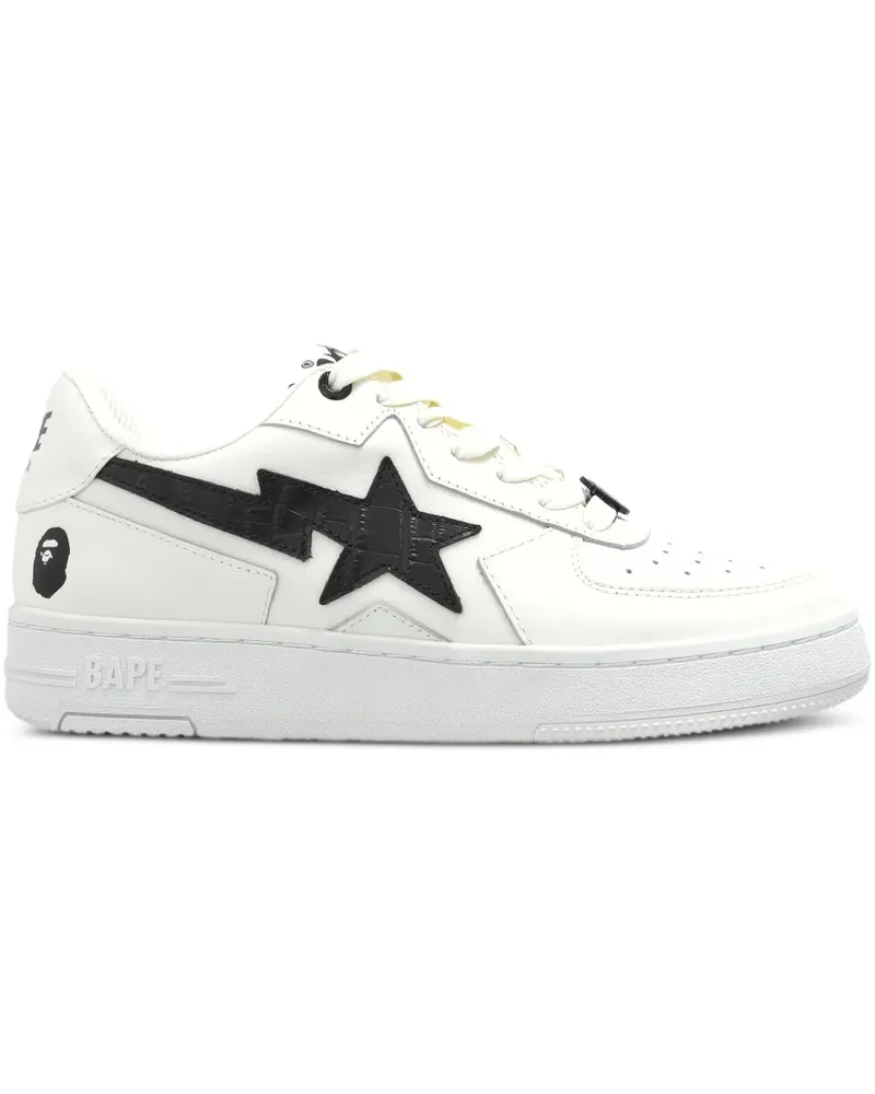 BAPE Sneakers aus Leder - Weiß Weiß