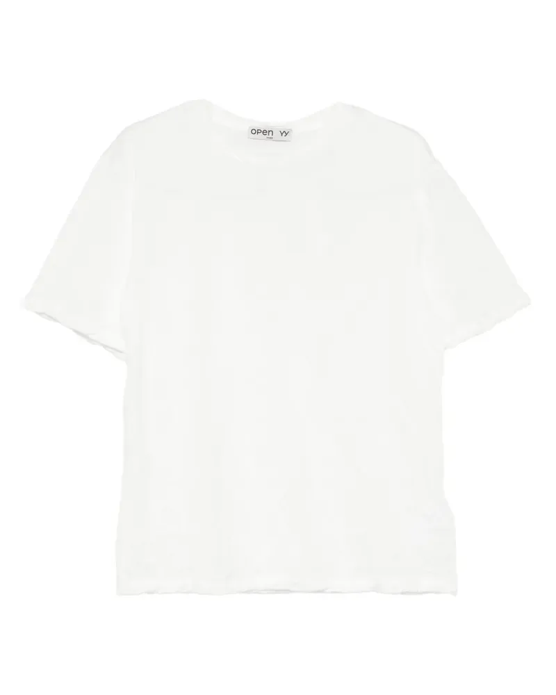 OPEN YY short-sleeve T-shirt - Schwarz Schwarz