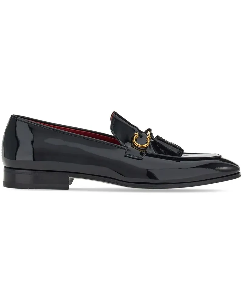 Ferragamo Loafer mit Gancini-Schild - Schwarz Schwarz