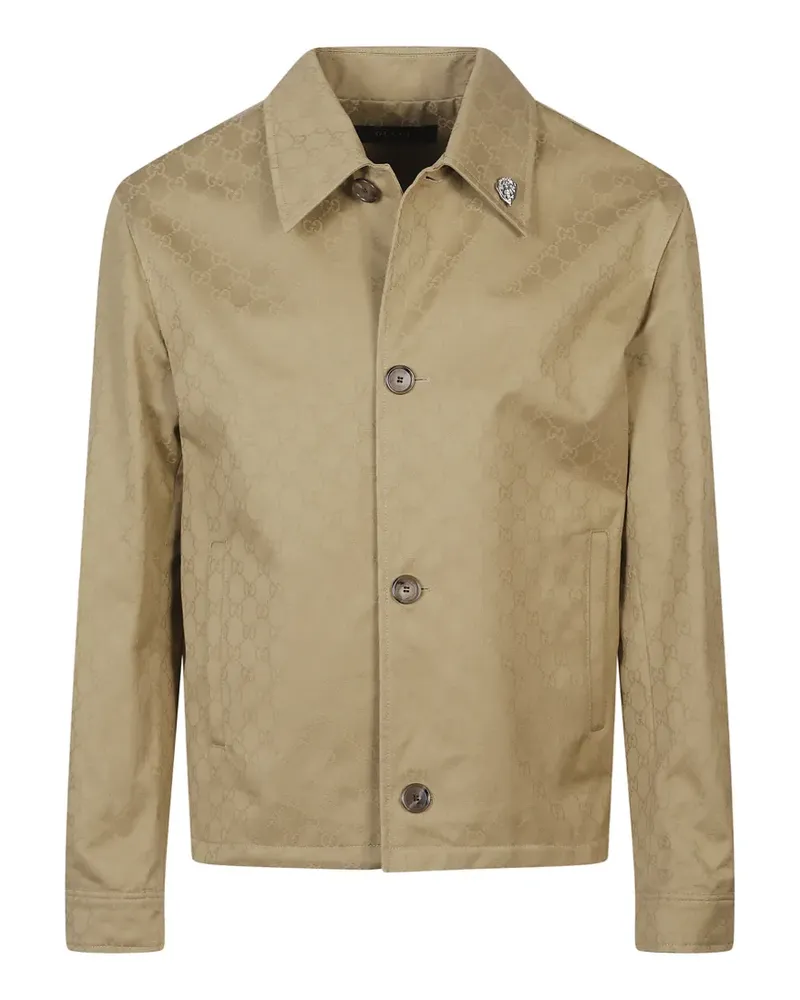 Gucci GG motif jacket - Nude Nude