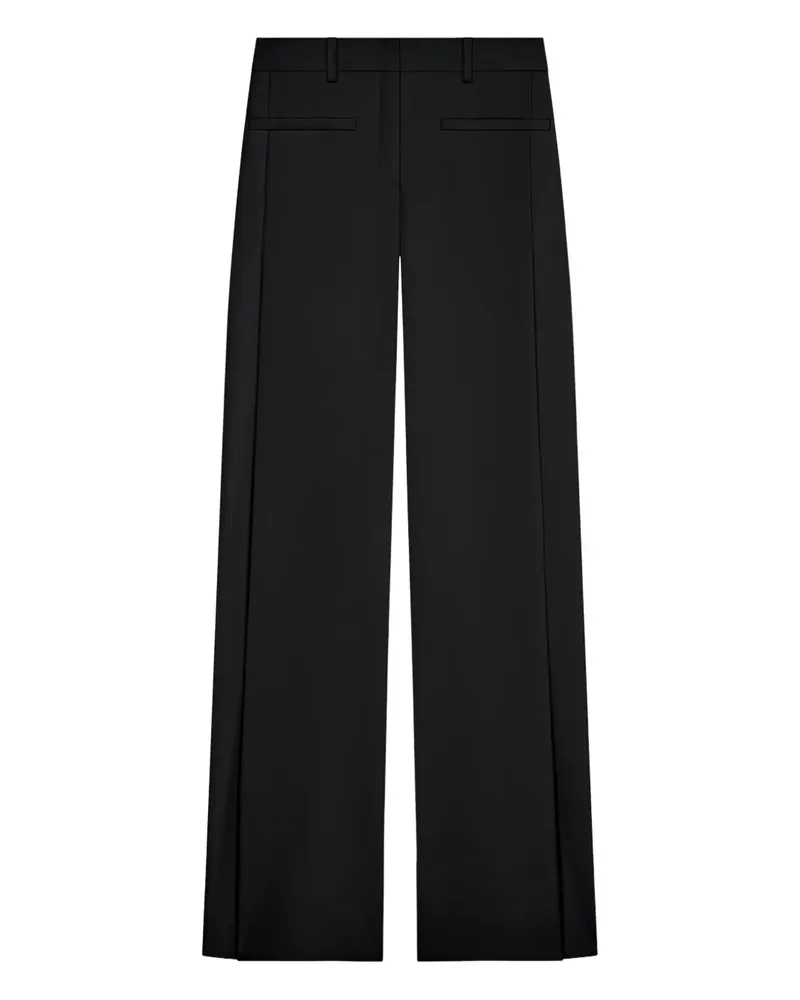 Courrèges Hose mit Falten - Schwarz Schwarz