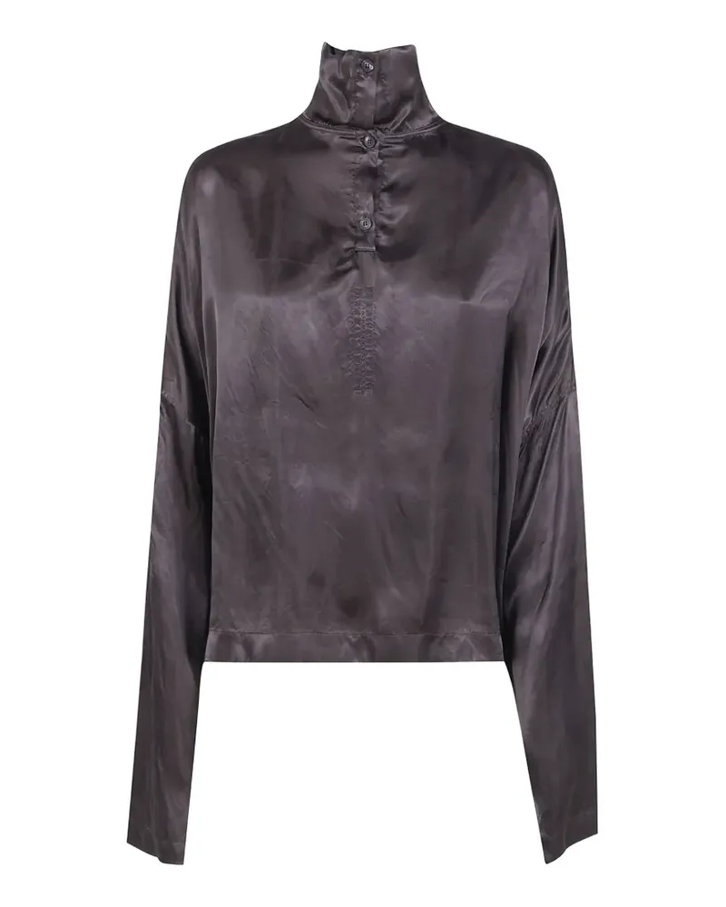Rick Owens Bluse mit Stehkragen - Grau Grau
