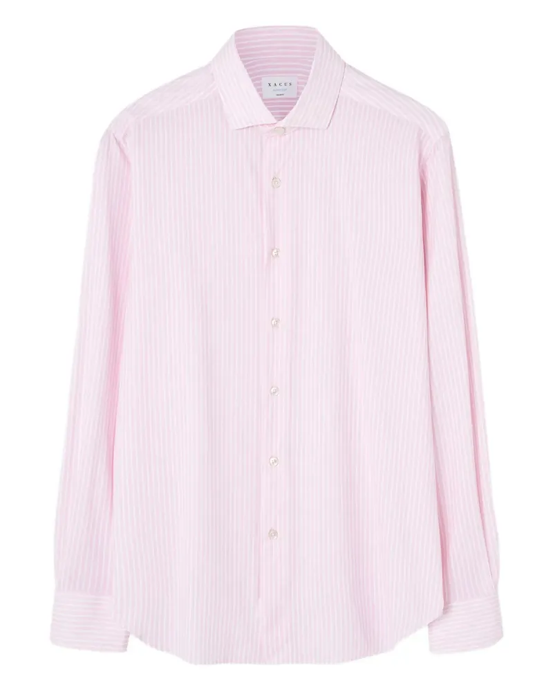 XACUS Gestreiftes Hemd - Rosa Rosa