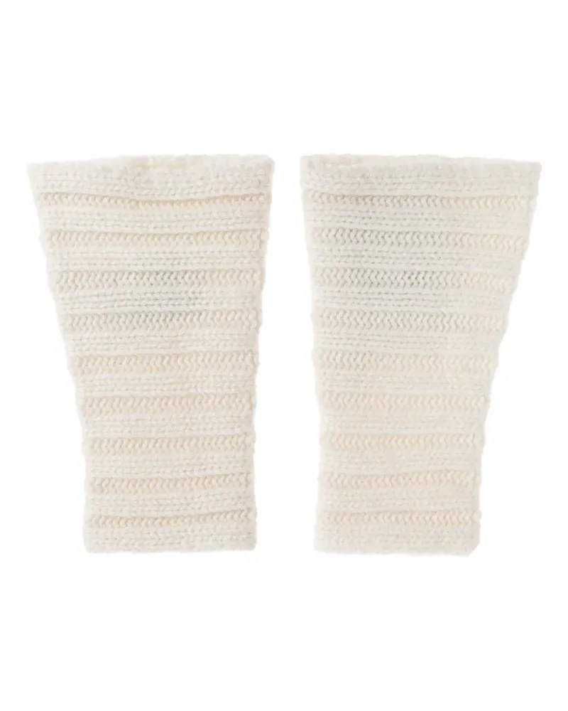 Lisa Yang Gerippte Handschuhe - Nude Nude