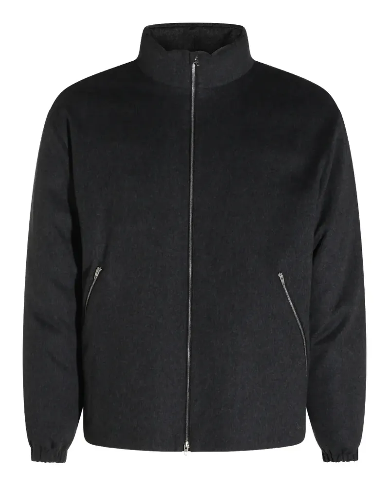 Jil Sander high-neck zip-up jacket - Grau Grau