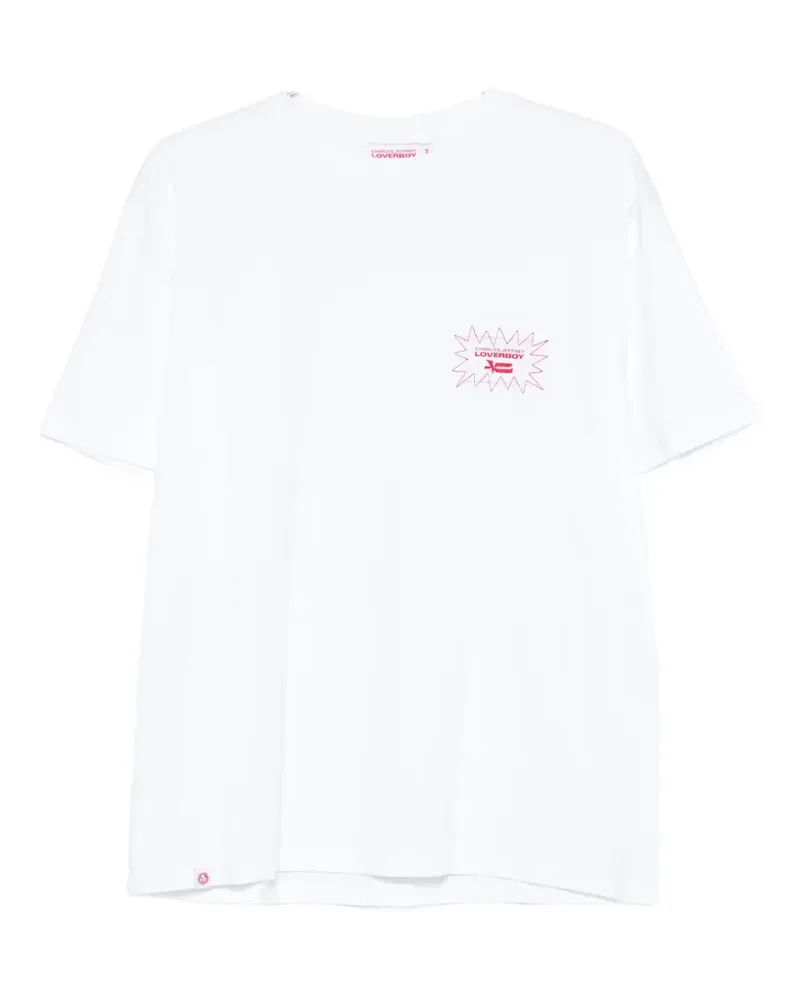 Charles Jeffrey Loverboy Label T-Shirt - Weiß Weiß