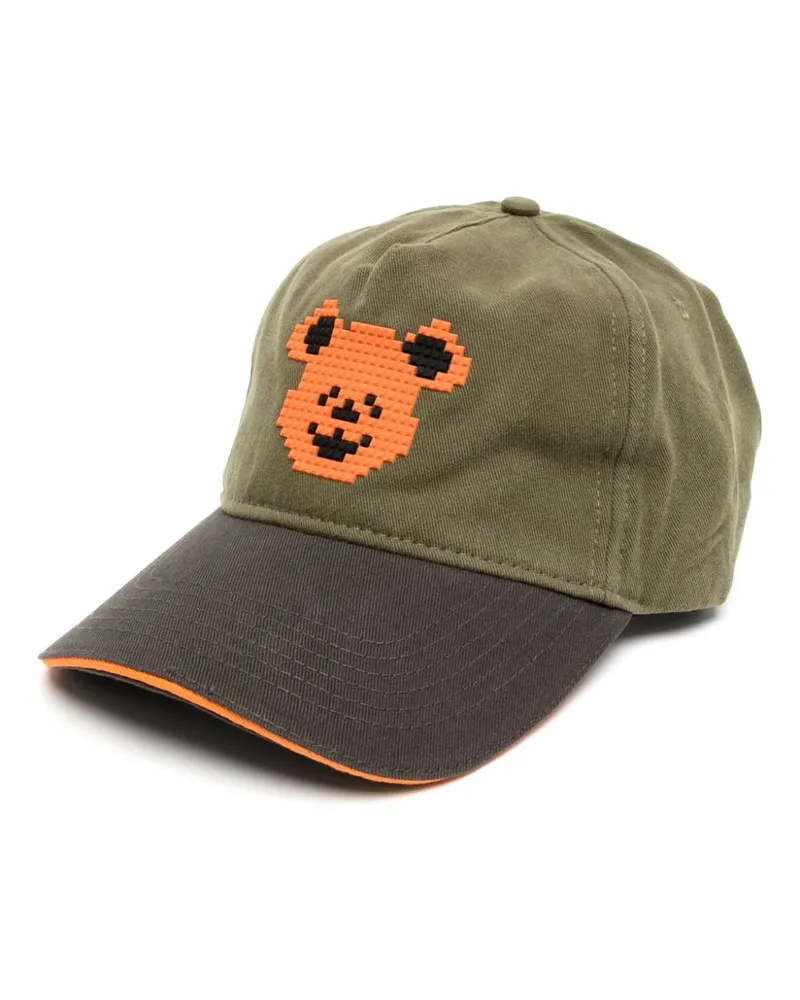 Mostly Heard Rarely Seen Pumpkin Bear Baseballkappe aus Twill GrüN