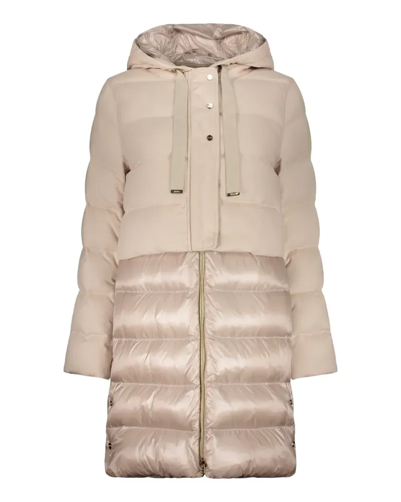 Herno Gesteppte Daunenjacke mit Kapuze - Nude Nude