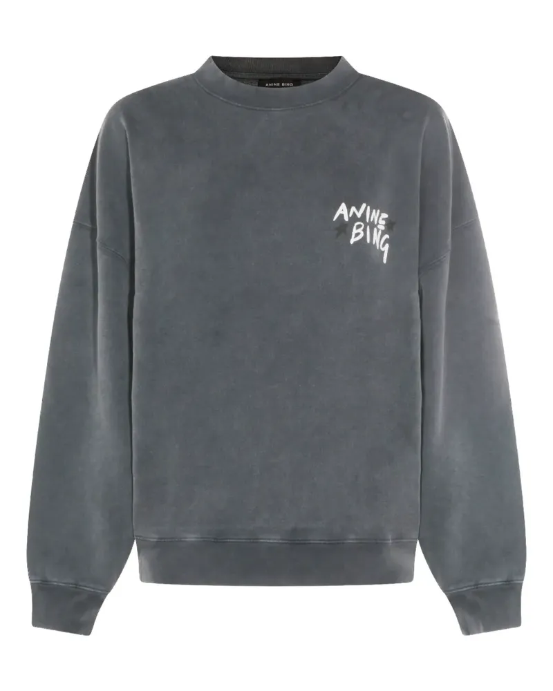 Anine Bing lettering-print sweatshirt - Schwarz Schwarz