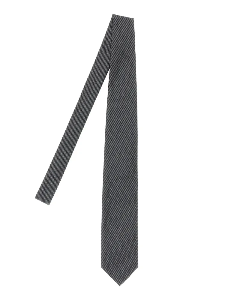 Tom Ford jacquard silk tie - Grau Grau
