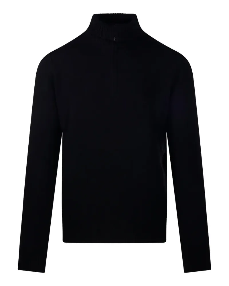 Altea half-zip knitted sweater - Schwarz Schwarz