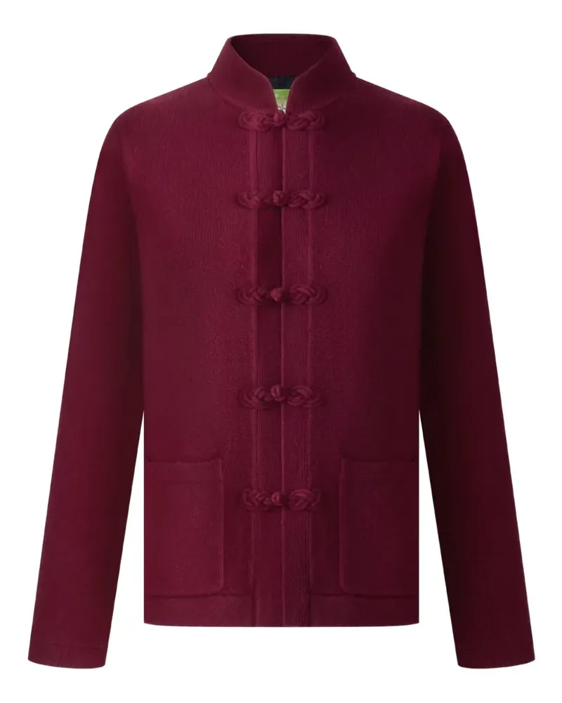 Shanghai Tang Geknöpfter Cardigan - Rot Rot