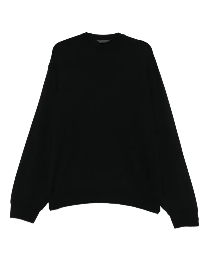 Balenciaga Pullover mit rundem Ausschnitt - Schwarz Schwarz