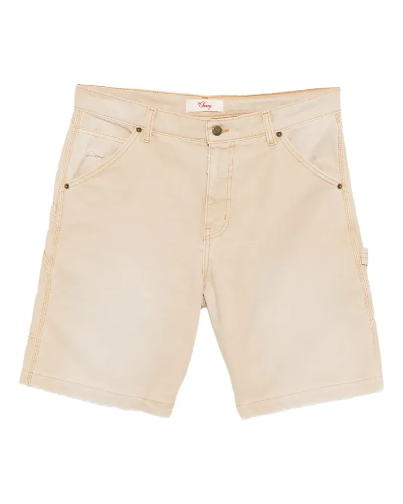 CHERRY LA Shorts mit Logo-Patch - Nude Nude