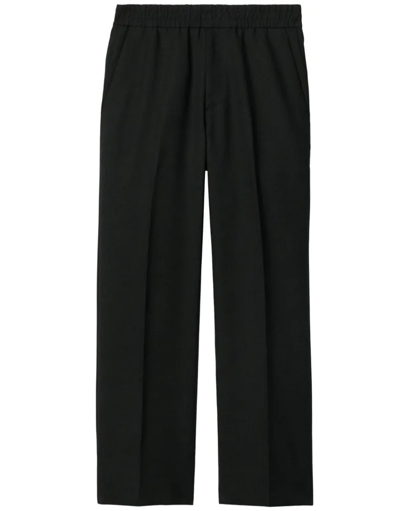 Burberry Hose mit geradem Bein - Schwarz Schwarz
