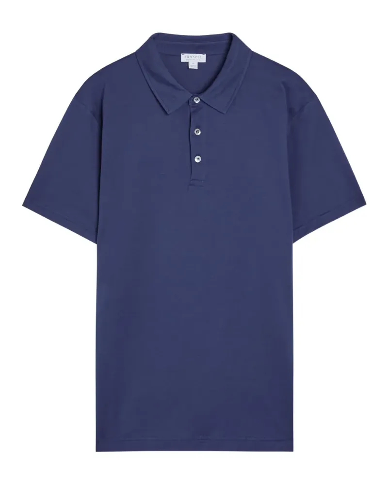 Sunspel short-sleeve polo shirt - Blau Blau