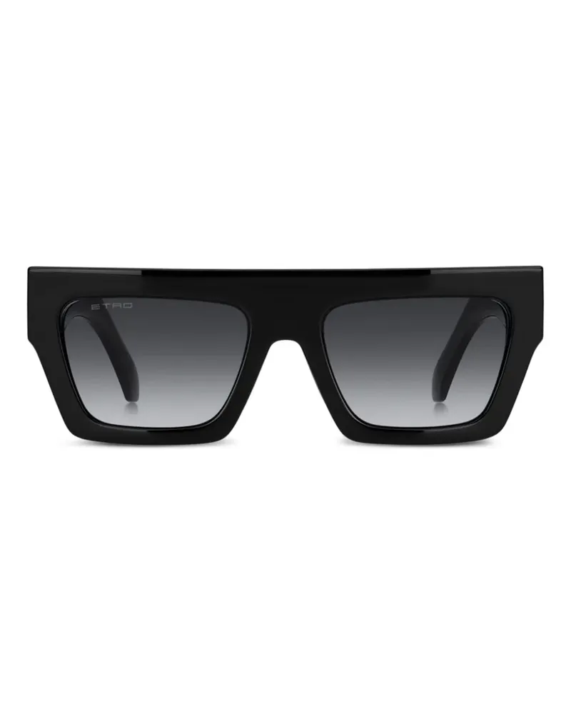 Etro Sonnenbrille im Oversized-Look - Schwarz Schwarz