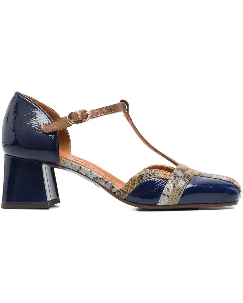 Chie Mihara Pumps mit Blockabsatz 55mm - Blau Blau