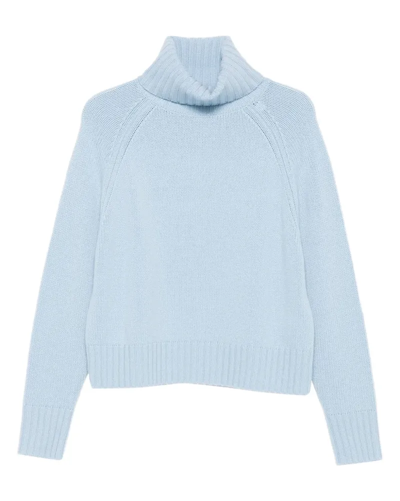 ALLUDE Pullover mit Rollkragen - Blau Blau
