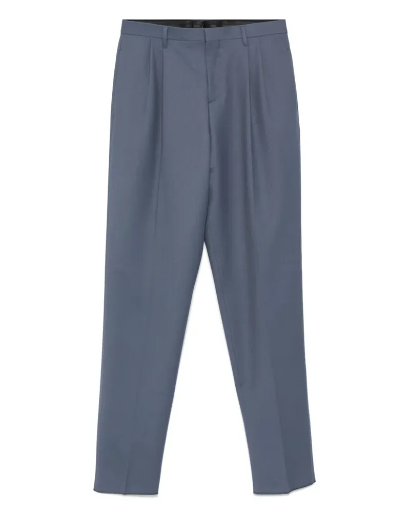 LARDINI Plissierte Hose - Blau Blau