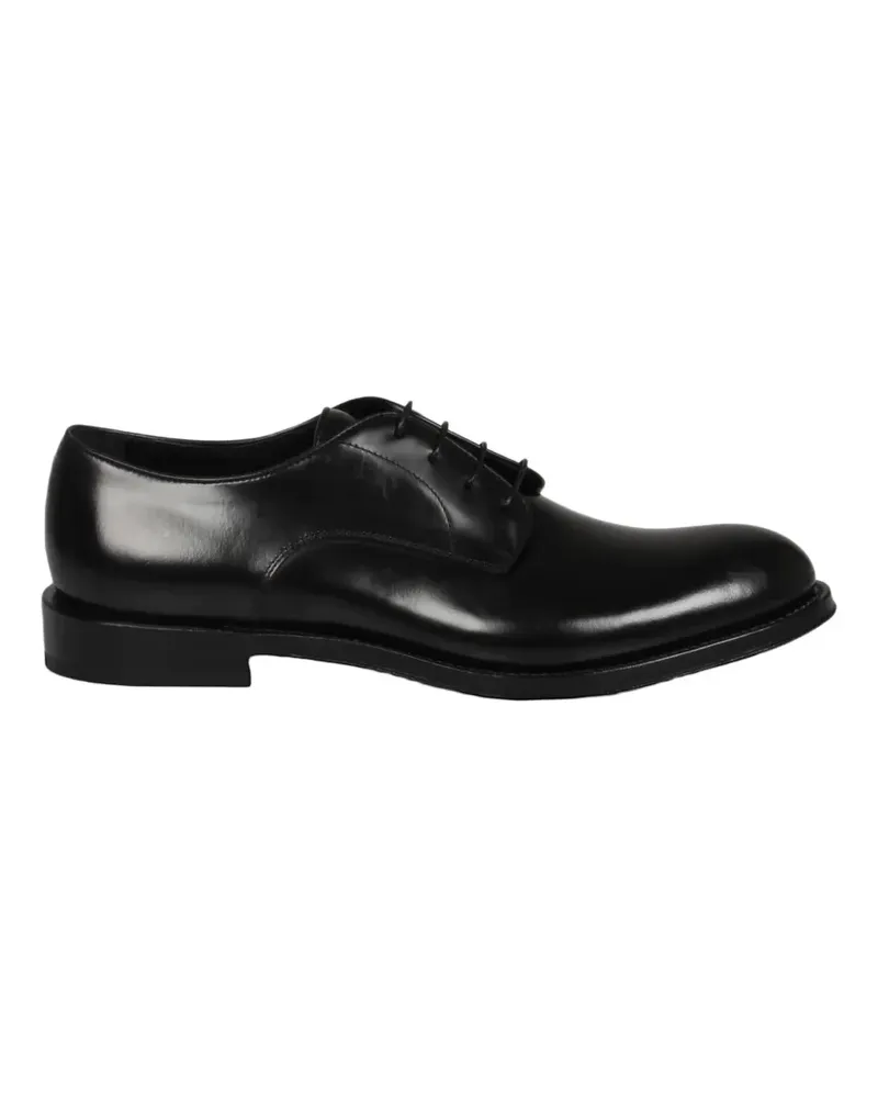 Corvari leather Derby shoes - Schwarz Schwarz