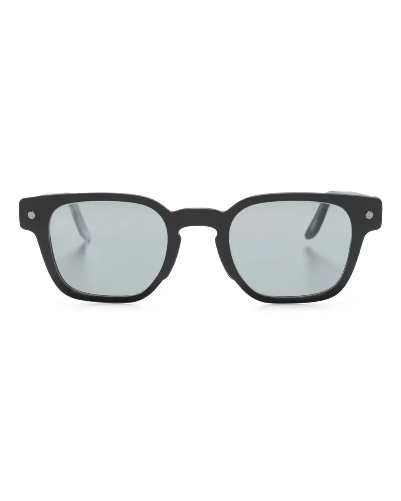 SNOB Milano Falco Brille mit D-Gestell - Schwarz Schwarz