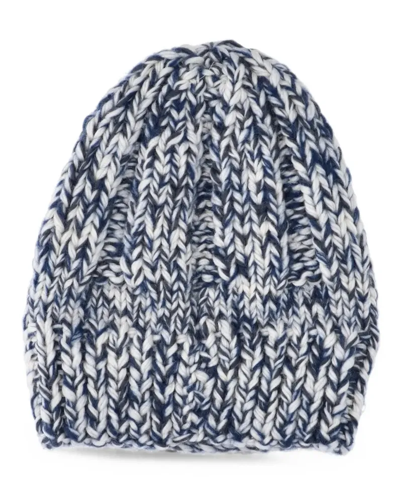 ASPESI chunky-knit beanie hat - Weiß Weiß