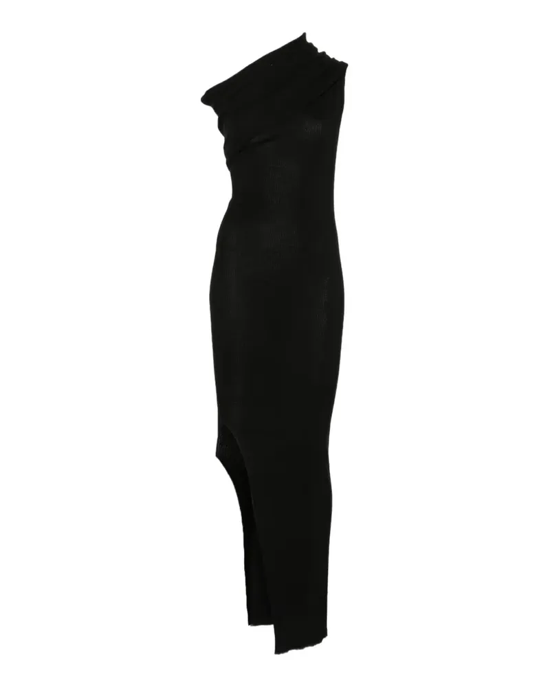 Rick Owens Asymmetrisches Athena Kleid - Schwarz Schwarz