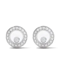 Chopard 18kt 'Happy Diamonds Icons' Weißgoldohrstecker Silber