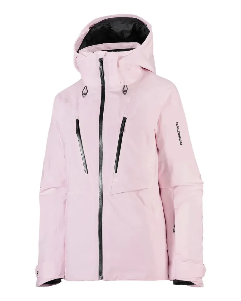 Salomon Isolierter Brilliant Hoodie - Rosa Rosa