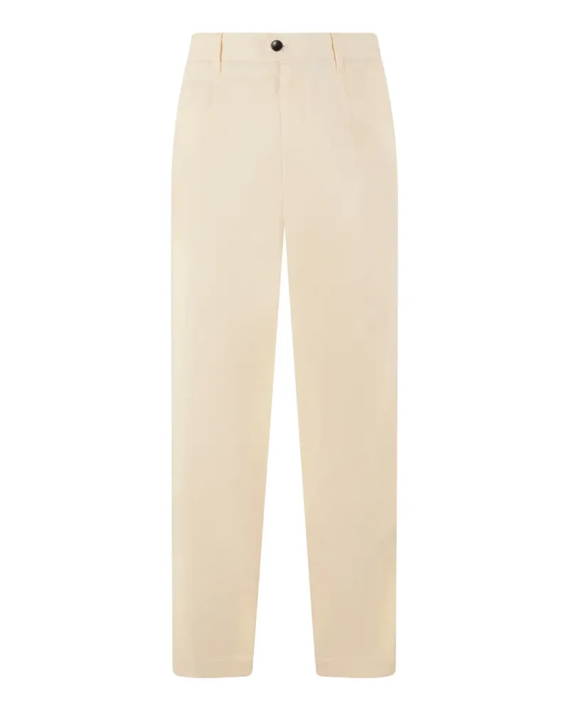 Slowear Hose mit Logo-Patch - Nude Nude