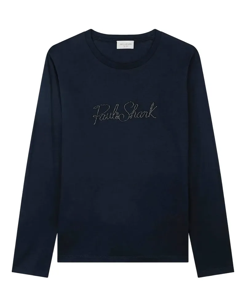 Paul & Shark logo-studded T-shirt - Blau Blau