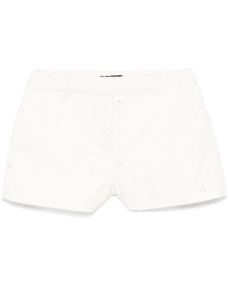 Retrofête Torrence Tweed-Shorts - Weiß Weiß