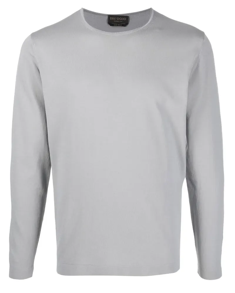 Dell'oglio Klassischer Pullover - Grau Grau