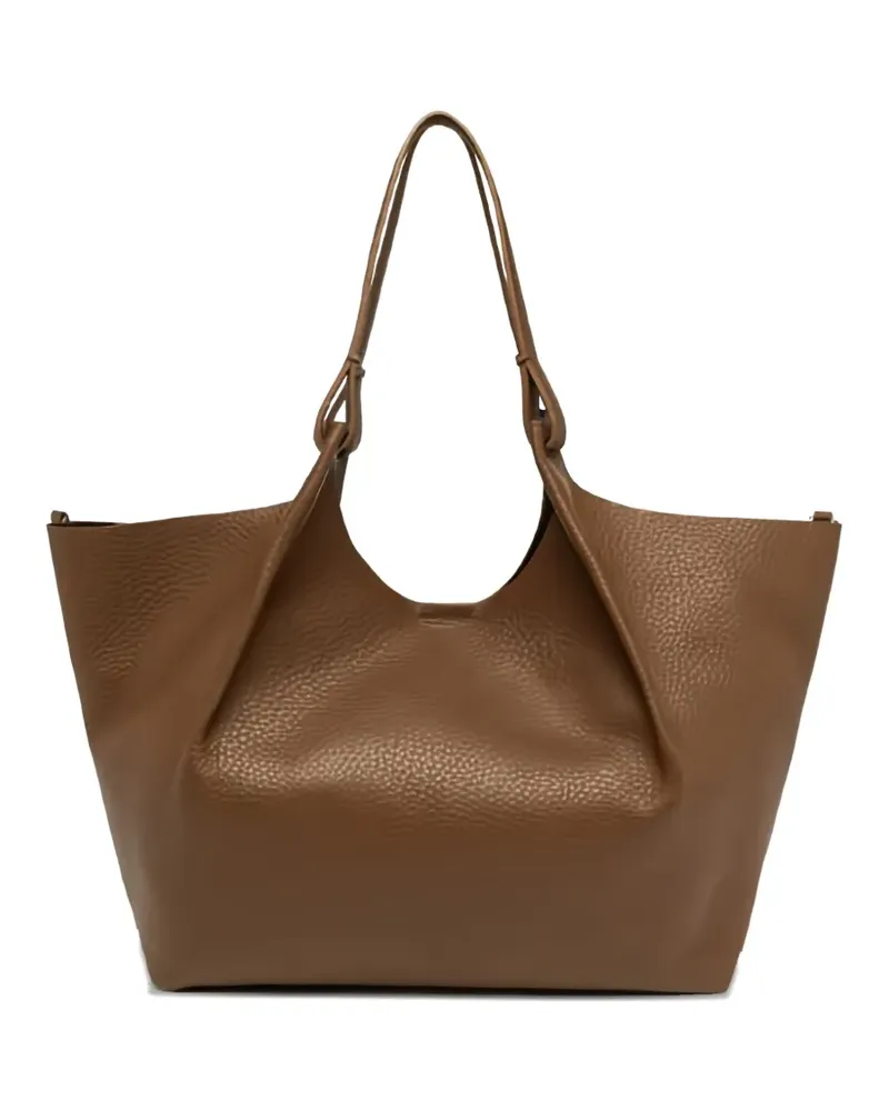 Gianni Chiarini Dua Schultertasche mit Knotendetail - Braun Braun