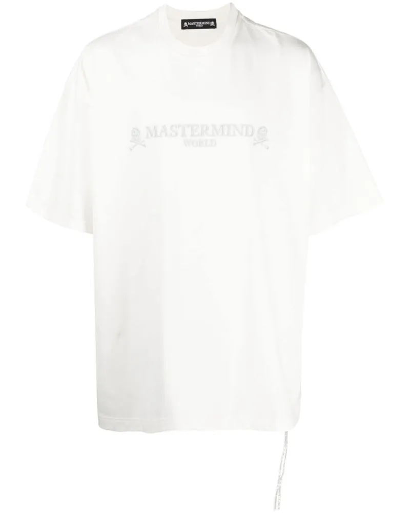 Mastermind World T-Shirt mit Logo-Stickerei - Weiß Weiß
