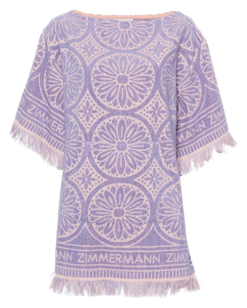 Zimmermann Hallday Minikleid Rosa