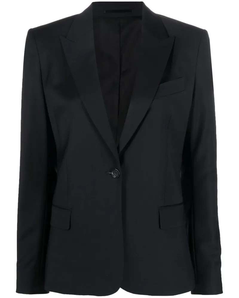 Filippa K Einreihiger Blazer - Schwarz Schwarz